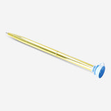 Gold tea cup-shaped ballpoint pen from Flying Tiger Copenhagen, designed for office use with a stylish, decorative look.