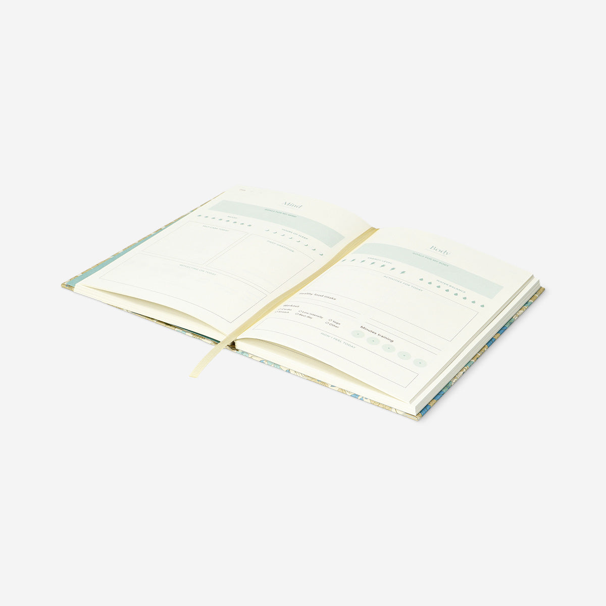 Journal bien-être fleuri