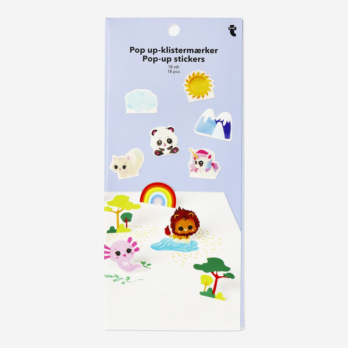 Animal pop up stickers - 18 pcs | Flying Tiger Copenhagen