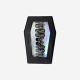 Artificial nails set - Black moths with stones design personal_care Flying Tiger Copenhagen 