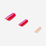 Artificial nails set - Pink iridescent design Personal care Flying Tiger Copenhagen 