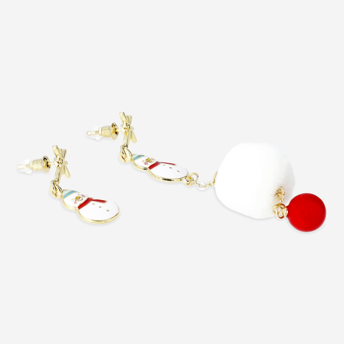 Asymmetrical Earrings with Snowmen Personal care Flying Tiger Copenhagen 