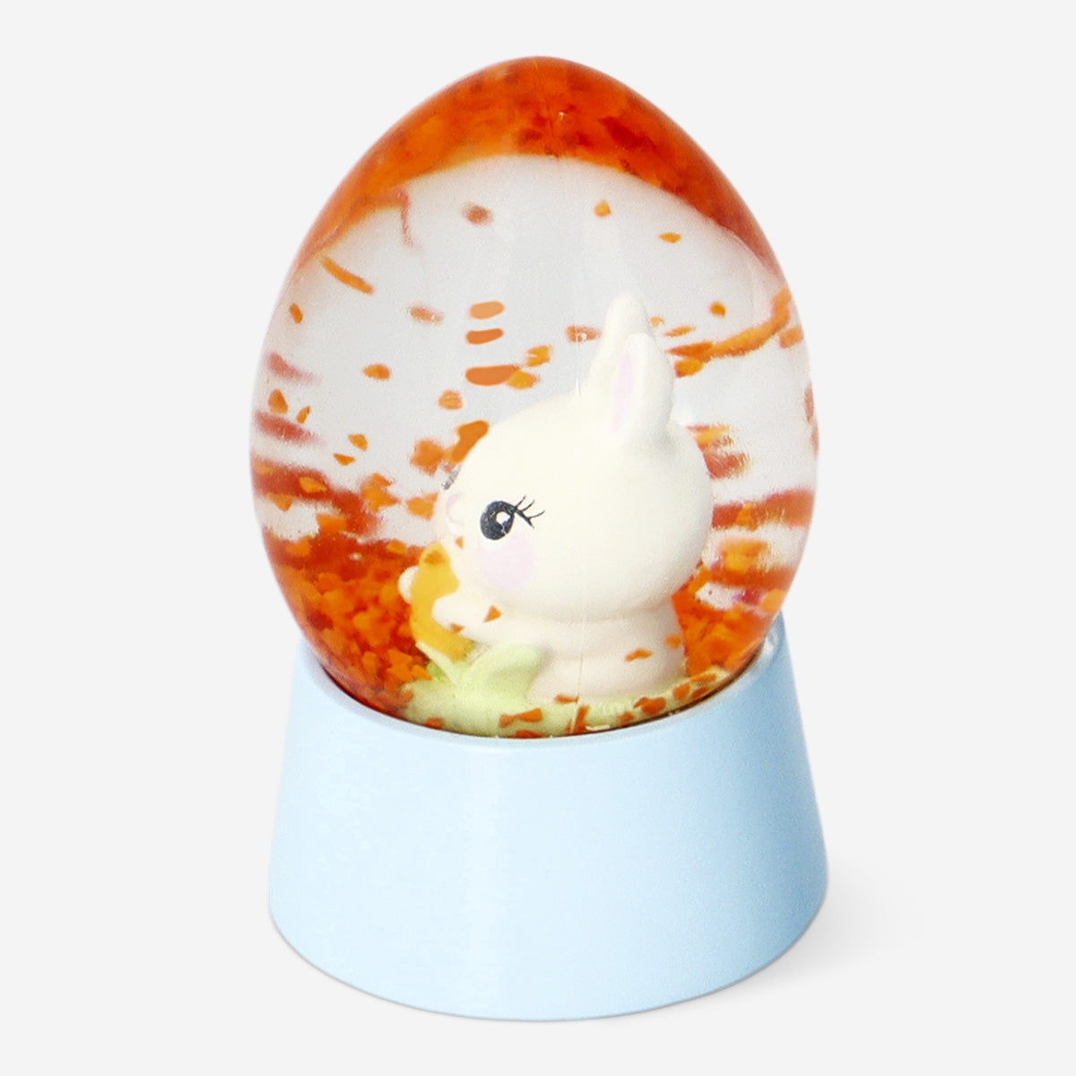 Snow globe with Easter bunny