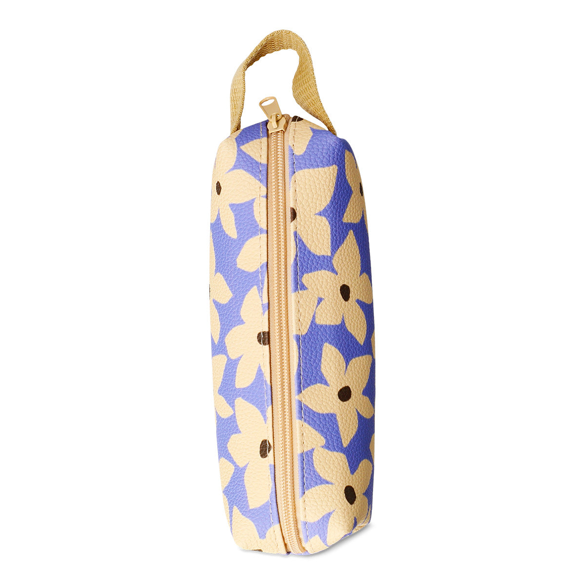 Floral office pencil case by Flying Tiger Copenhagen with colorful flower patterns and zipper closure.