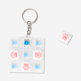 Transparent clicking toy keyring from Flying Tiger Copenhagen, featuring a compact, durable gadget with tactile clicking buttons.
