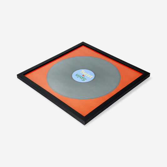 Black LP cover frame - 34x34 cm