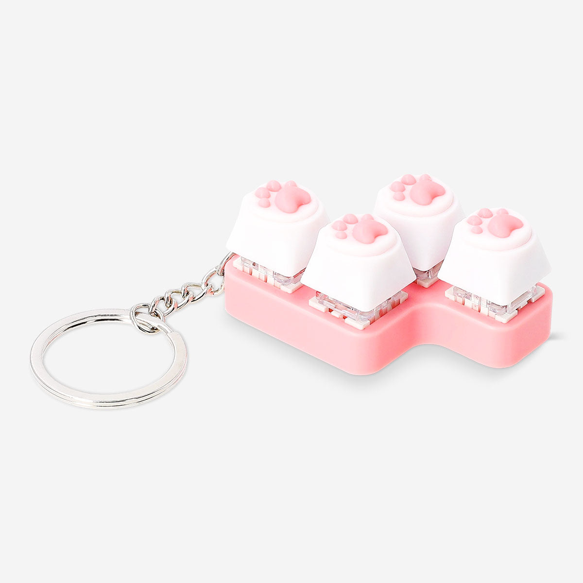 Flying Tiger Copenhagen clicking keyring toy with paw design, a fun and tactile gadget for keys or bags.