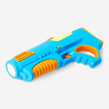 Blue Flying Tiger Copenhagen 2-in-1 water blaster toy with soap bubbles, perfect for outdoor play and water battles.