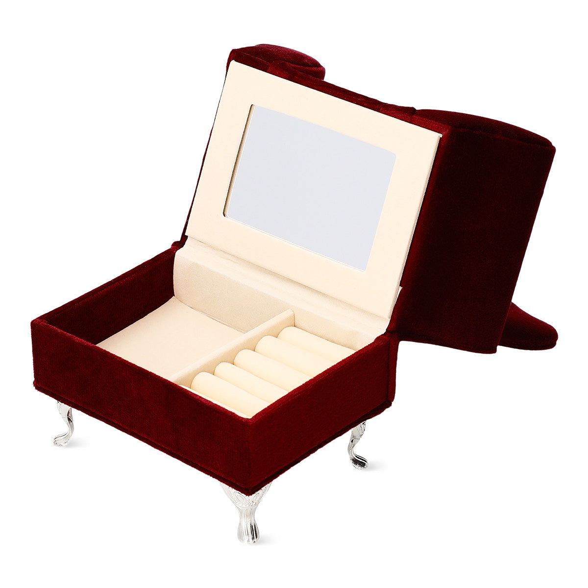 Flying Tiger Copenhagen jewelry storage chair with compartments, stylish home decor piece with hidden jewelry storage functionality.