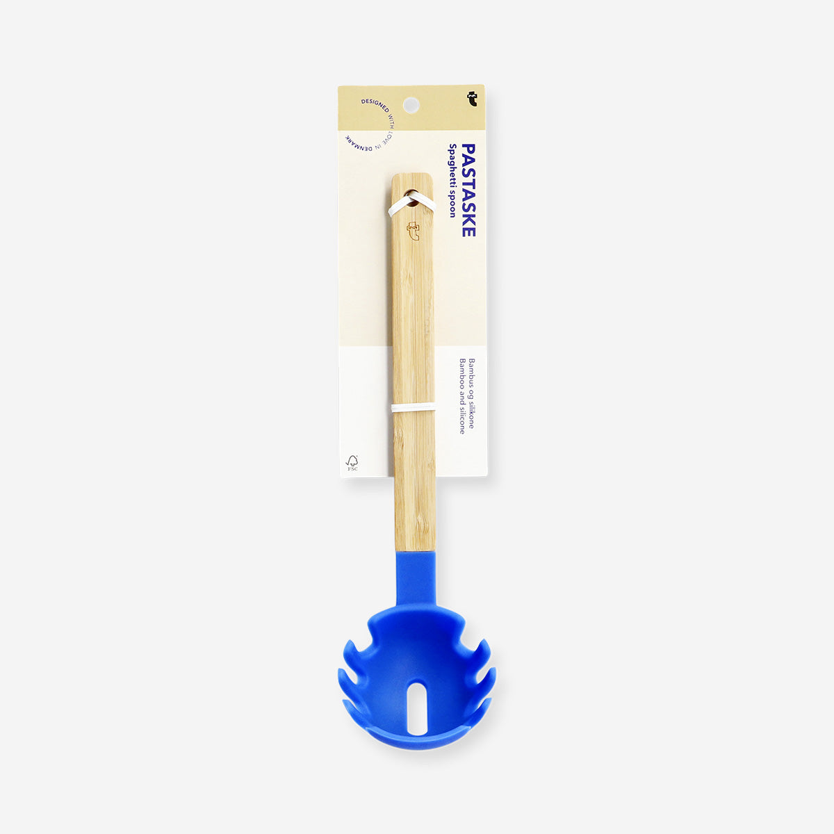 Flying Tiger Copenhagen Designer Collection 28 cm kitchen spoon with sleek handle and polished finish.