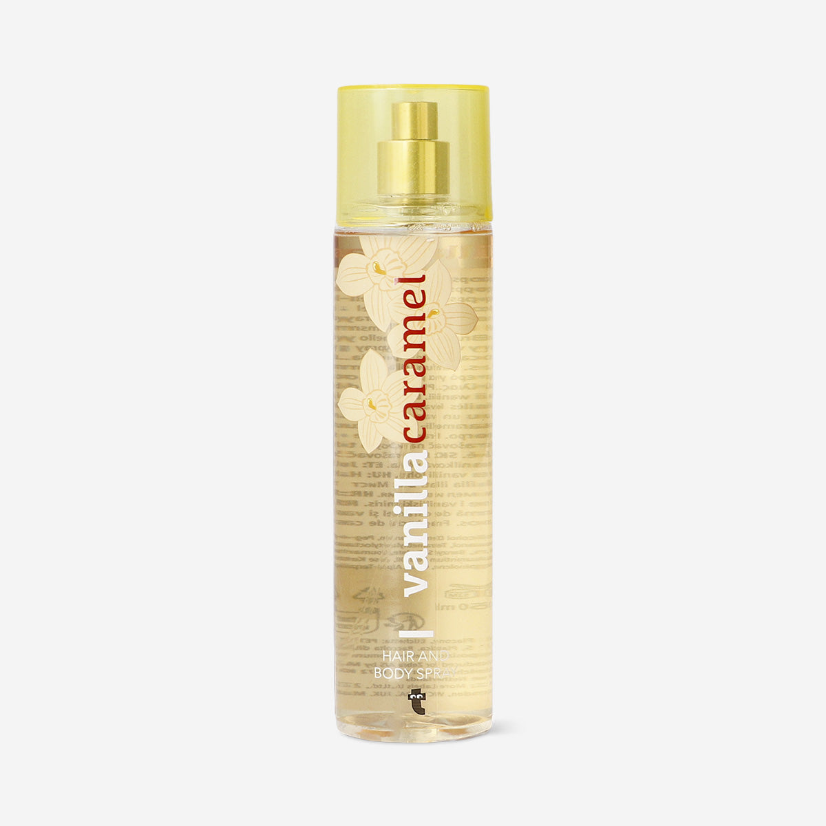 Hair and body mist with caramel and vanilla fragrance - 250 ml