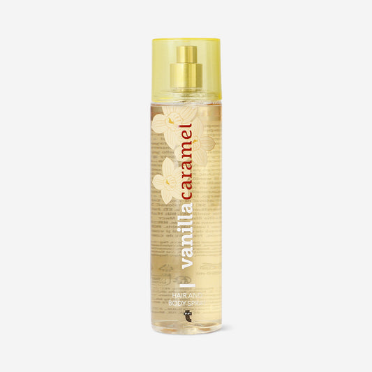 Hair and body mist with caramel and vanilla fragrance - 250 ml