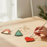 DIY houten kerstslinger