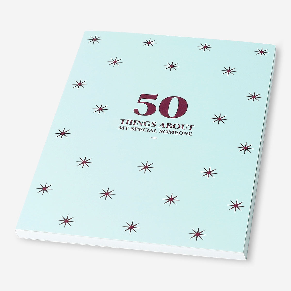 Personal journal in English by Flying Tiger Copenhagen, featuring a sleek office design with pages and cover visible.