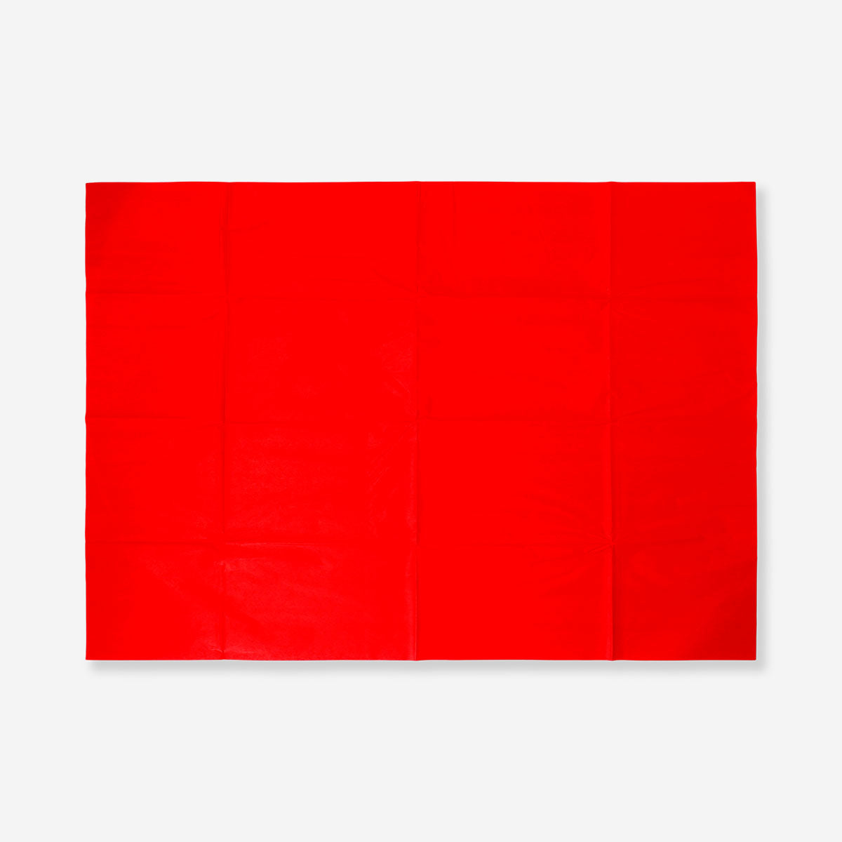 Red tissue paper from Flying Tiger Copenhagen, measuring 70x50 cm, suitable for office gift wrapping or craft projects.