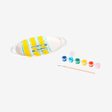 DIY ceramic tray by Flying Tiger Copenhagen, 15x26 cm, featuring a smooth surface and stylish design for craft projects.