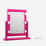 Pink wall mirror with light from Flying Tiger Copenhagen, 41x37 cm, featuring RuPaul's Drag Race design, for personal care and styling.