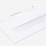 A4 punched pockets in a pack of 20, clear plastic office document protectors with punched holes for binding, by Flying Tiger Copenhagen.