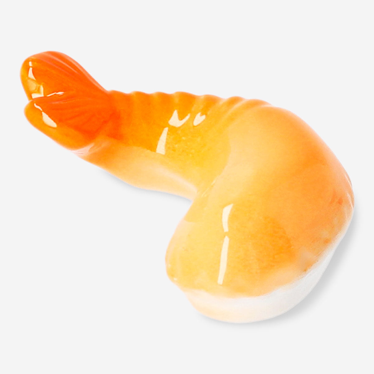 Flying Tiger Copenhagen kitchen chopstick holder featuring a detailed tempura prawn design for stylish tableware.
