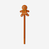 Flying Tiger Copenhagen ballpoint pen featuring a jumping gingerbread man design, perfect for office or everyday use.