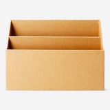 Craft paper double magazine holder