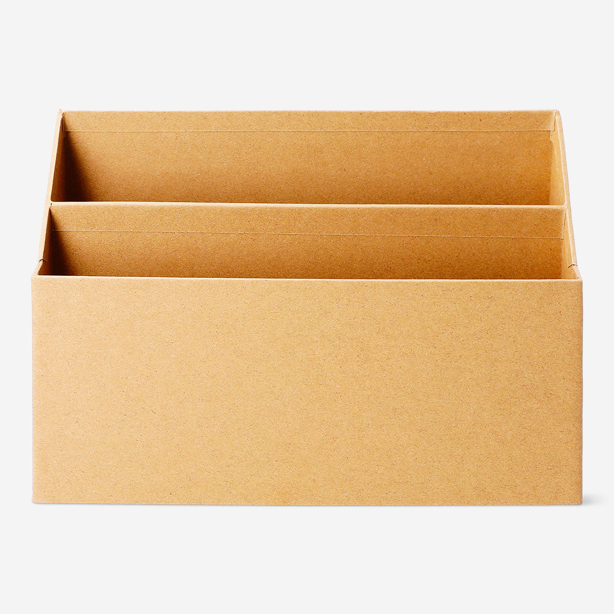 Craft paper double magazine holder