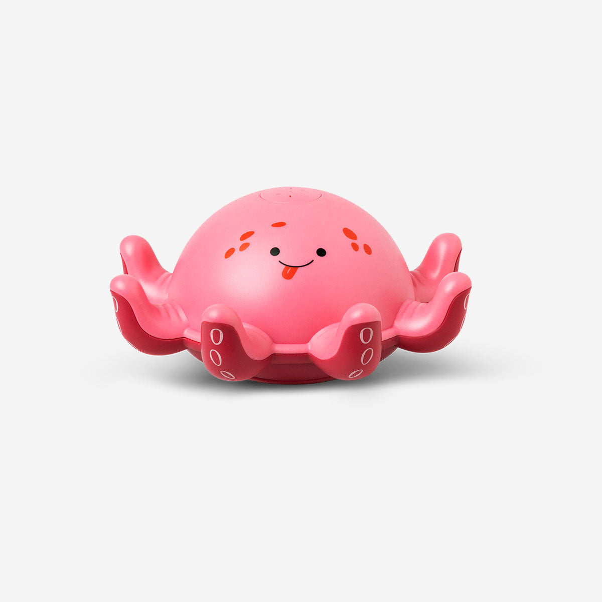 Flying Tiger Copenhagen water spraying octopus gadget with colorful changing lights, featuring vibrant tentacles and playful design.