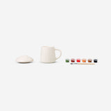 DIY mushroom mug by Flying Tiger Copenhagen, 200 ml ceramic mug with mushroom design for hobby craft projects.