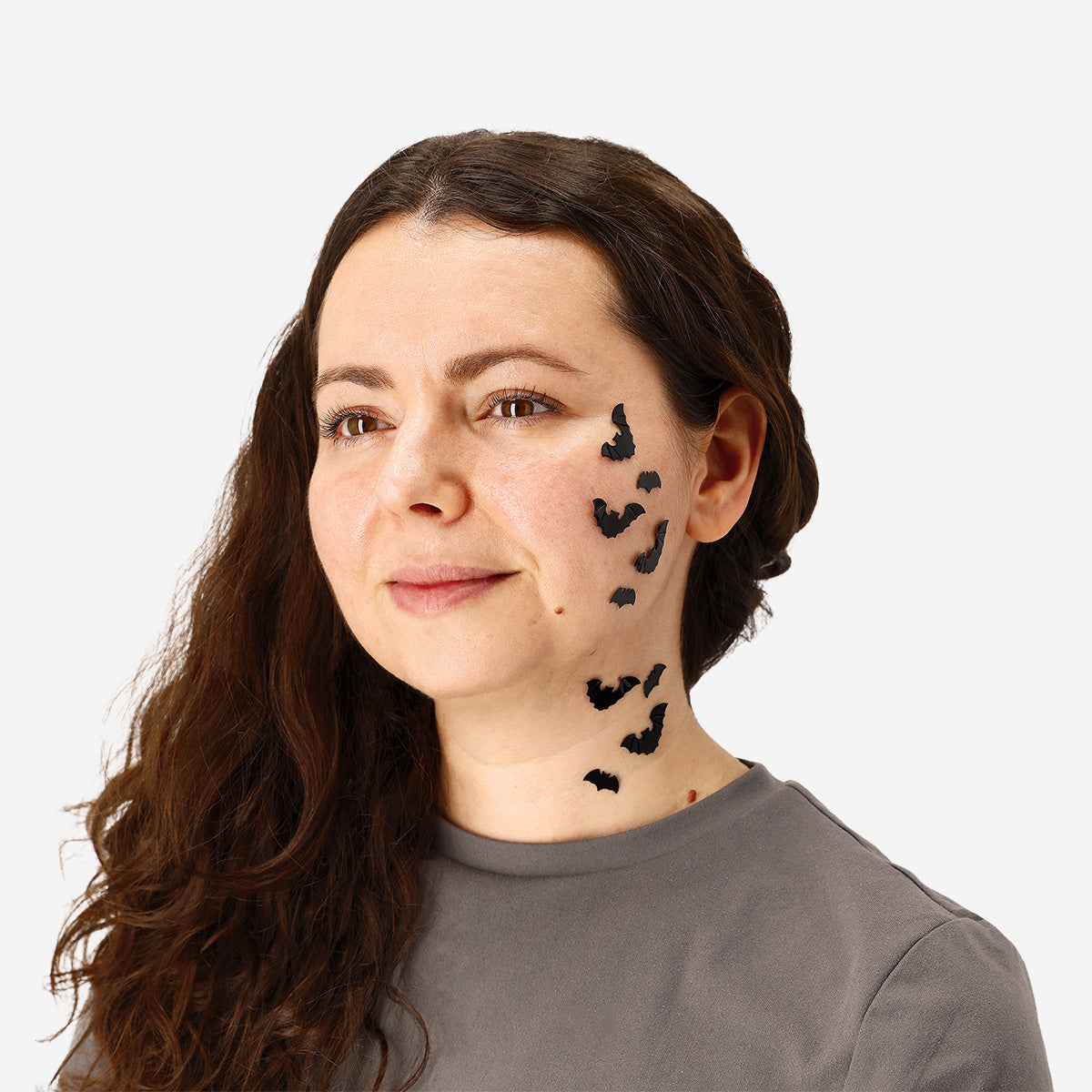 Black 3D bat body stickers by Flying Tiger Copenhagen, fun personal care accessories for creative body decoration.
