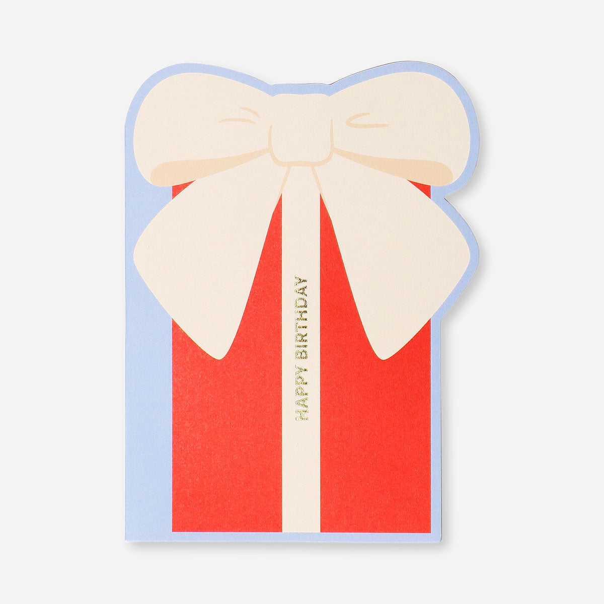 Flying Tiger Copenhagen birthday card with pop-up gift design, perfect for office celebrations and special occasions.