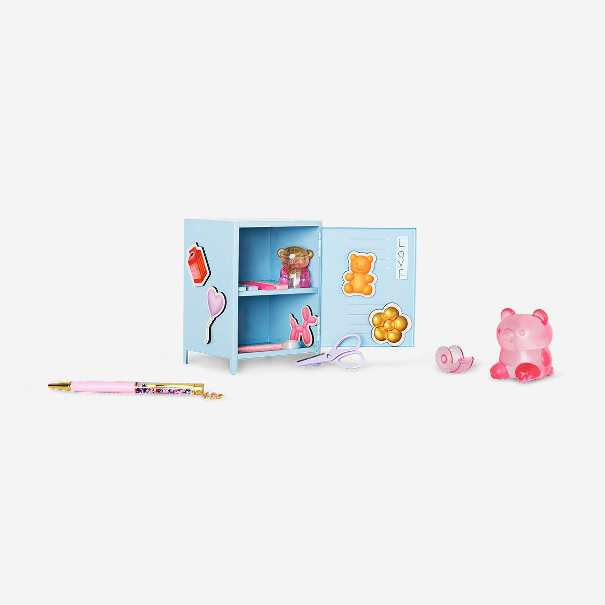 Mini-Schreibtischschrank mit Magneten