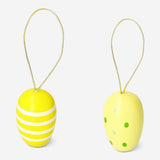 Small wooden Easter eggs - 8 pcs