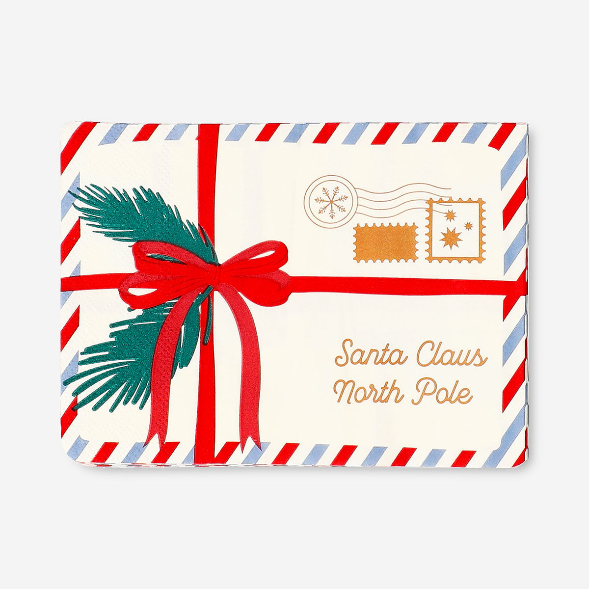 Napkins as letters to North Pole - 16 pcs