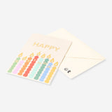 Tarjeta de cumpleaños - Velas