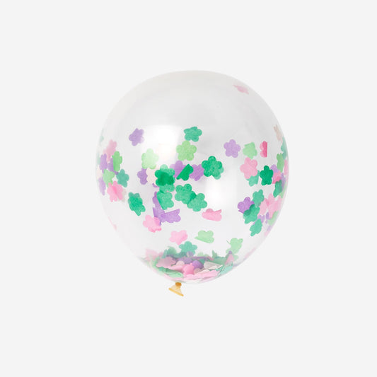 Balloons with confetti. 6 pcs