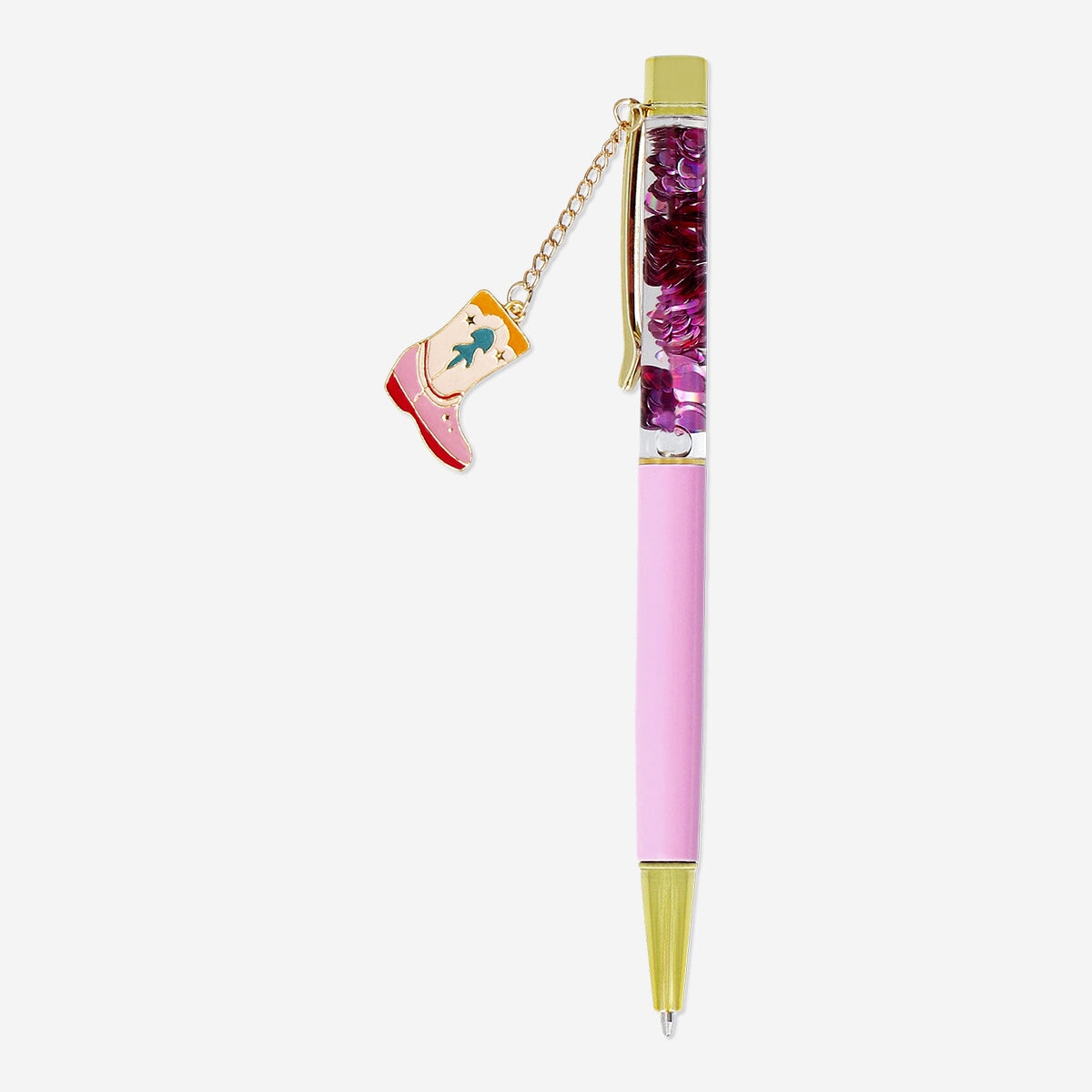 Ballpoint pen with cowboy boot topper Office Flying Tiger Copenhagen 