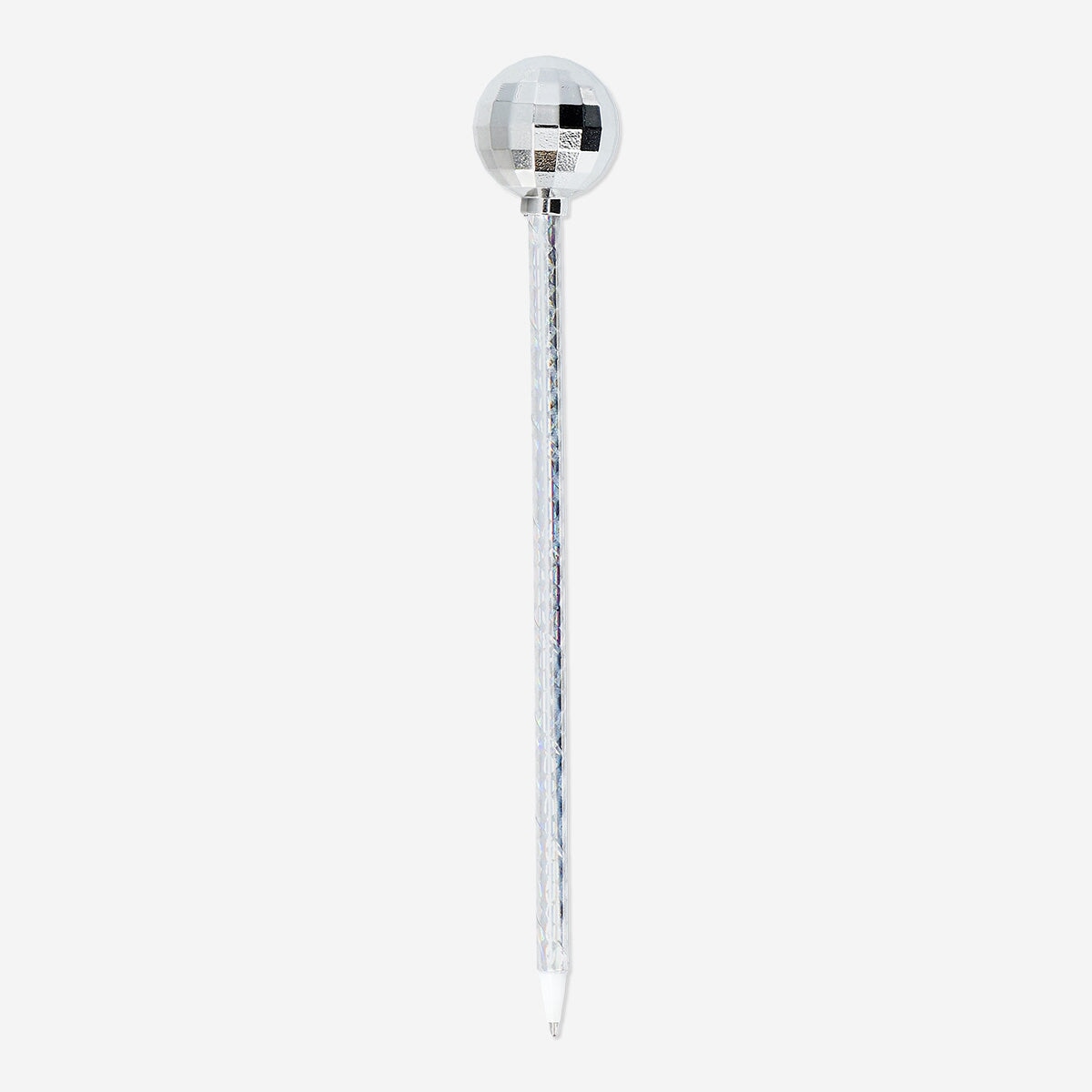 Ballpoint pen with disco ball topper Office Flying Tiger Copenhagen 