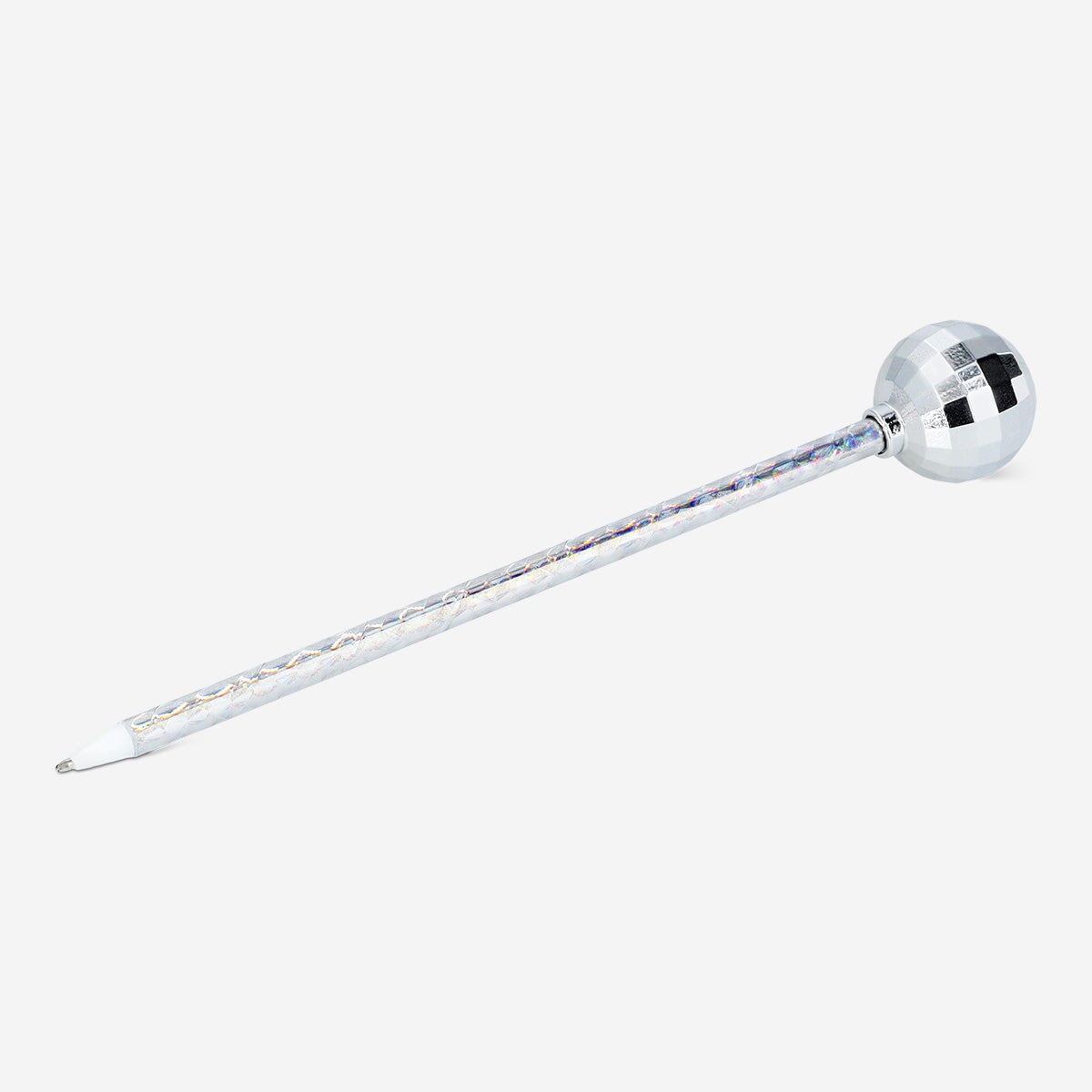 Ballpoint pen with disco ball topper Office Flying Tiger Copenhagen 