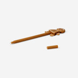 Ballpoint pen with gingerbread man - Black ink Office Flying Tiger Copenhagen 