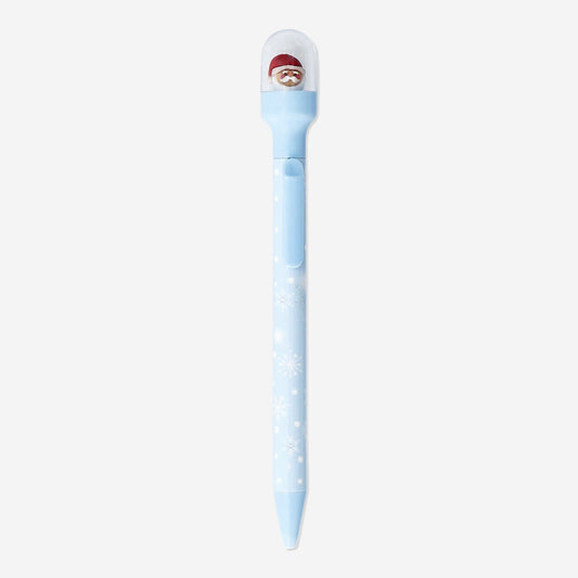 Ballpoint pen with hide and seek santa