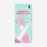 Ballpoint pens as lipsticks - 2 pcs Office Flying Tiger Copenhagen 