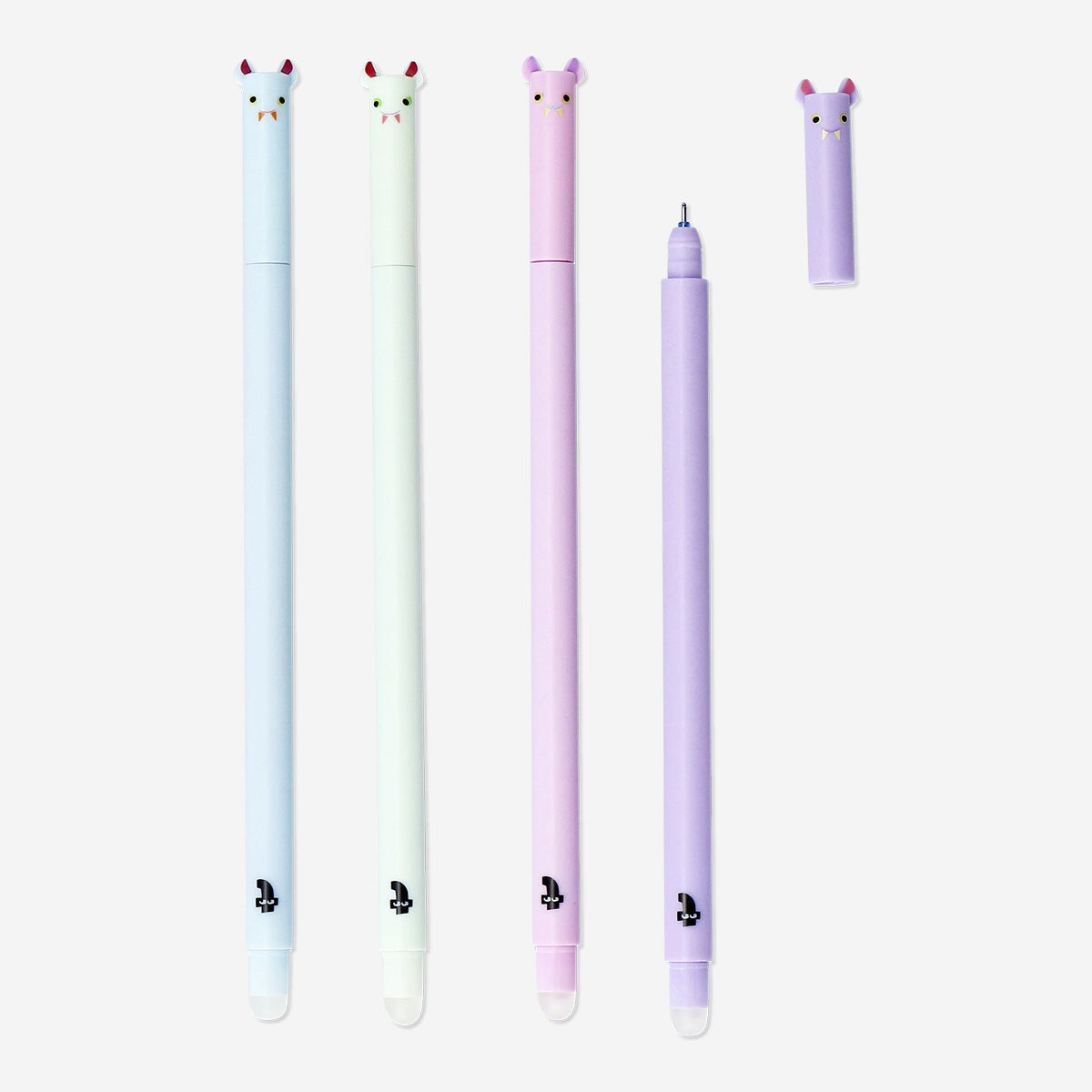 Bat-Shaped Erasable Gel Ink Pens - 4 pcs Office Flying Tiger Copenhagen 