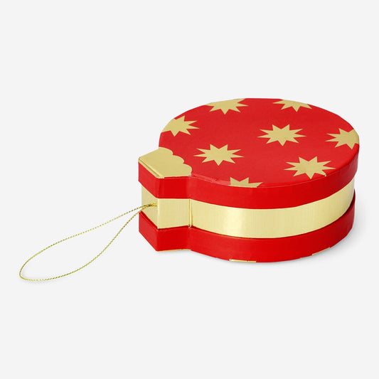 Bauble shaped gift box