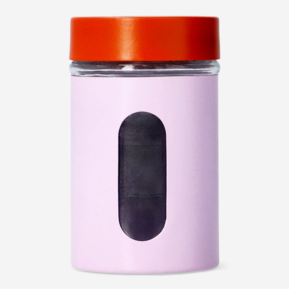 Pink and orange salt and pepper shakers set for kitchen use by Flying Tiger Copenhagen, featuring colorful, modern design.