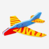 Mini glider plane toy from Flying Tiger Copenhagen, lightweight plastic aircraft for outdoor play and flight fun.