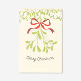 Flying Tiger Copenhagen Christmas office card featuring festive mistletoe design with holiday accents.