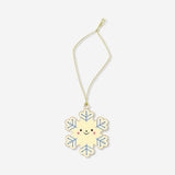 Hanging ornament - Snowflake in metal