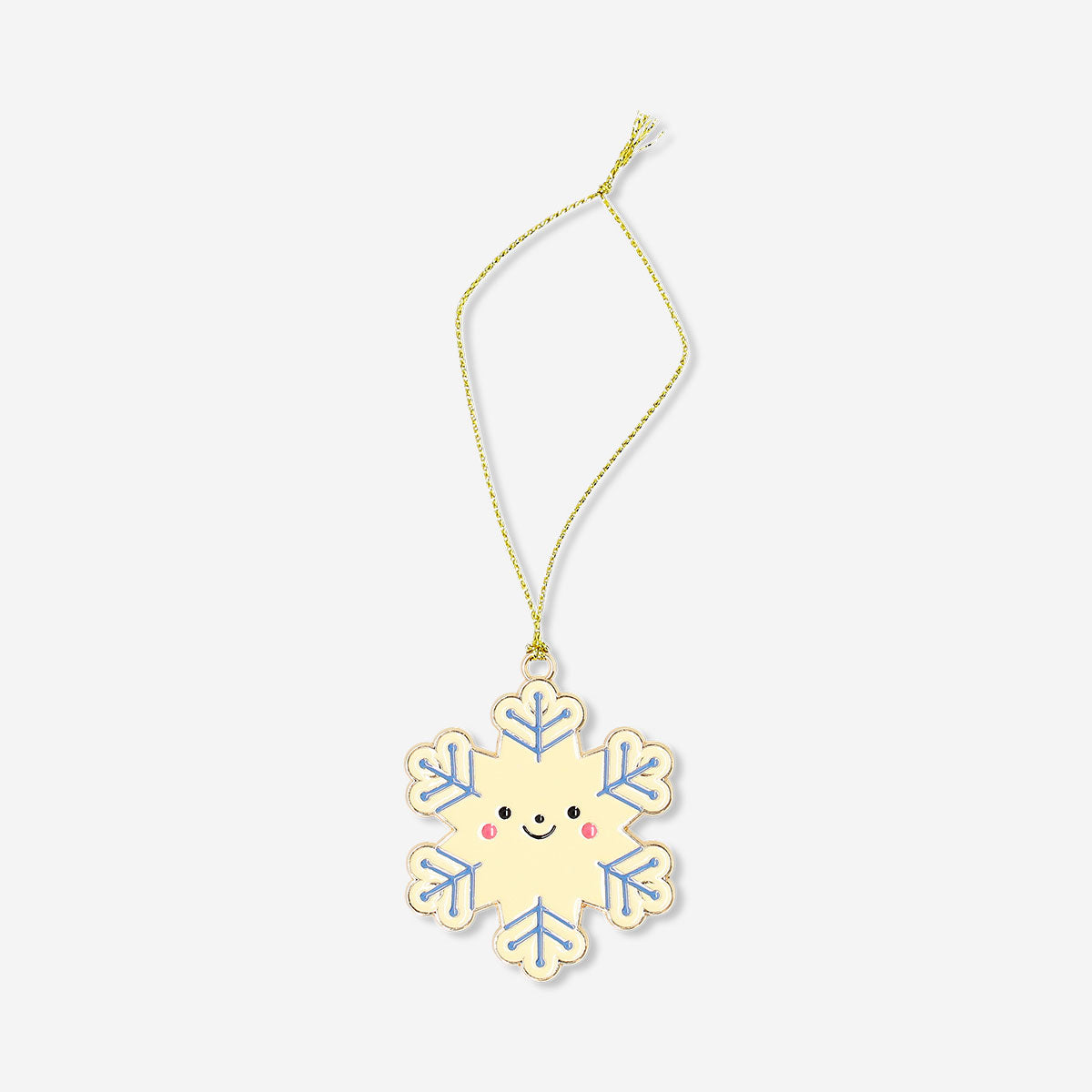 Hanging ornament - Snowflake in metal