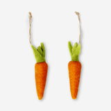 Ornamento da appendere - Carote arancioni - 2 pz