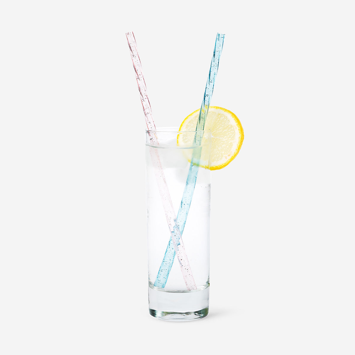 Reusable glitter straws - 8 pcs